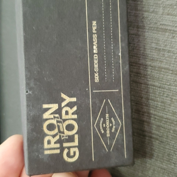 💥50% sale💥Iron & Glory six sided brass pen gift box set #1064 - Picture 2 of 5